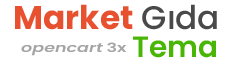 Opencart 3x Market Gıda Tema